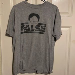 The Office Gray FALSE tee